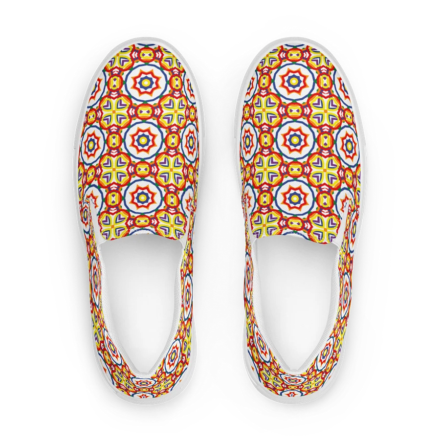 Mens Slip On Canvas - Rainbow (d) product image (8)