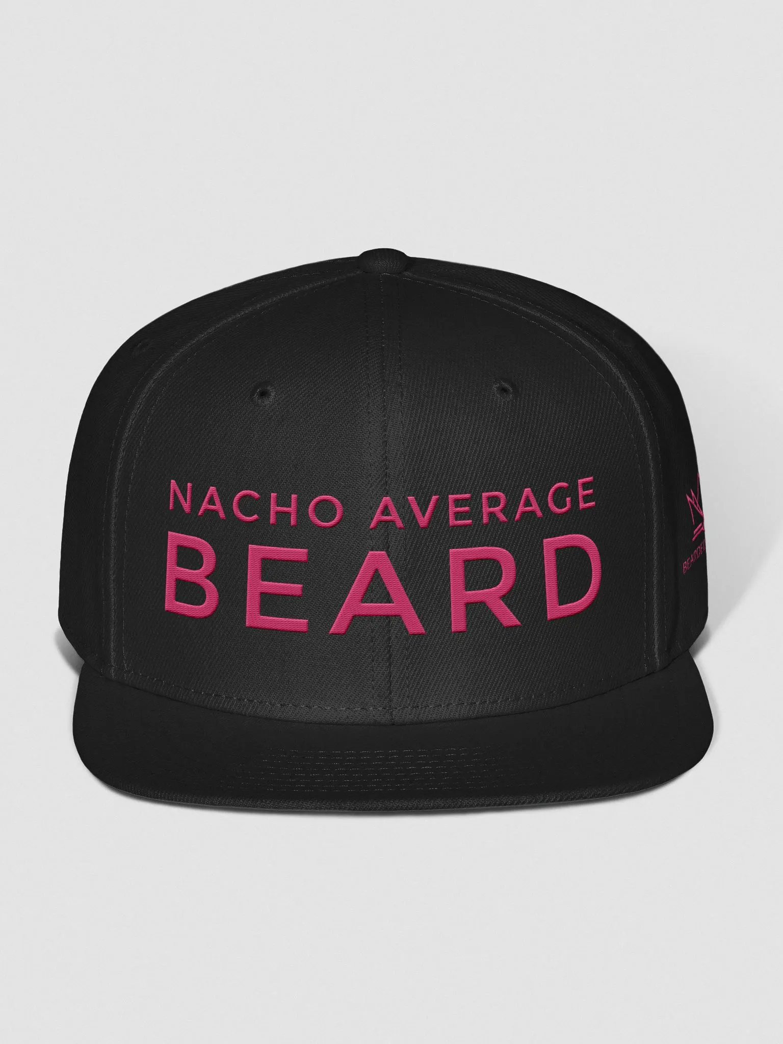 Nacho Average Beard Snapback Cap (Fight Cancer Edition) product image (1)