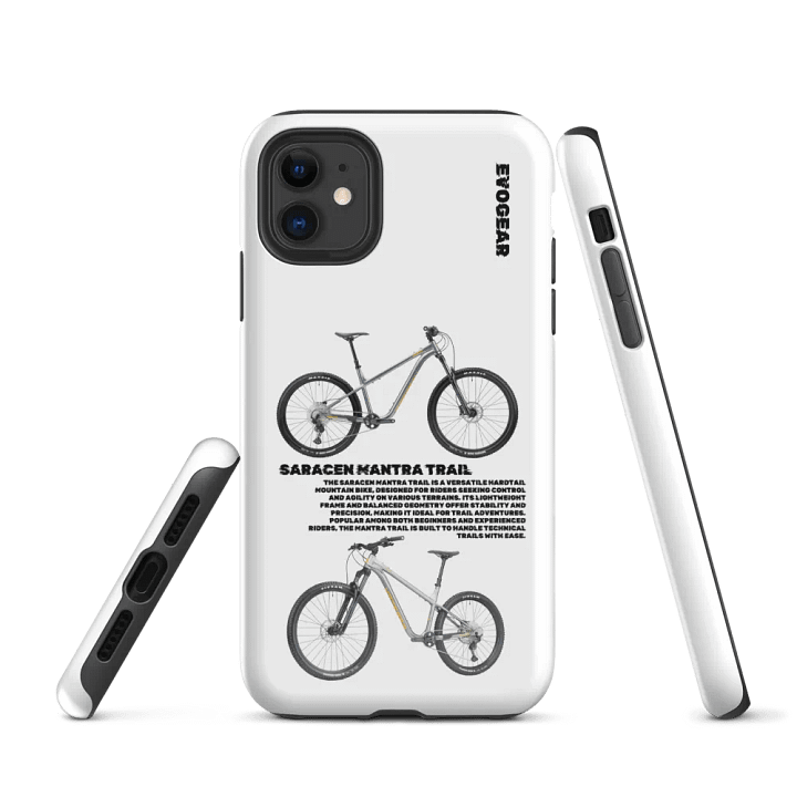 White Mantra Trail iPhone Case product image (1)