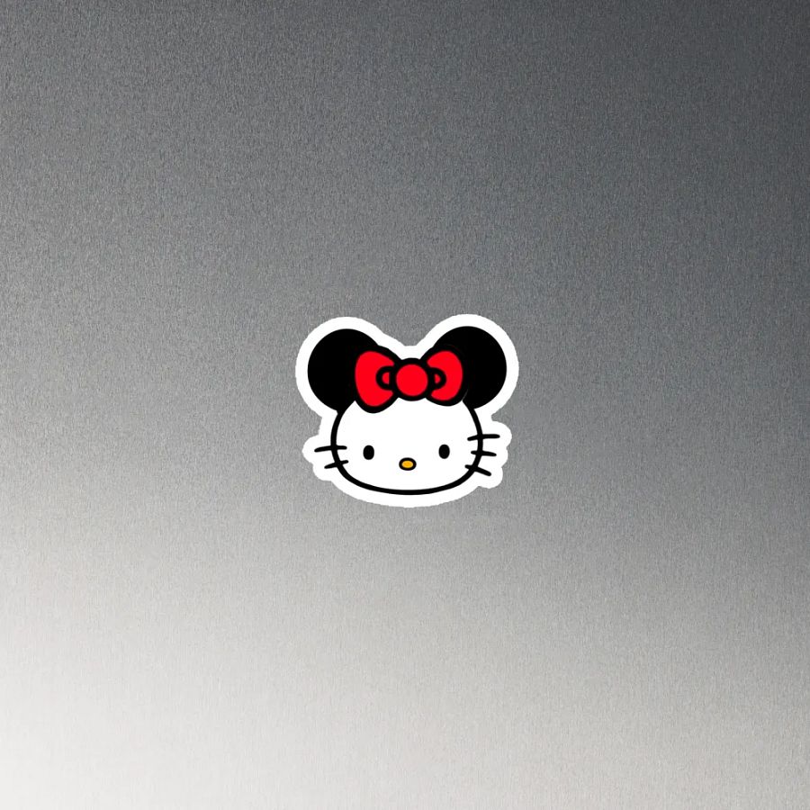Hello Kitty x Minnie Magnet (Red Bow) product image (3)