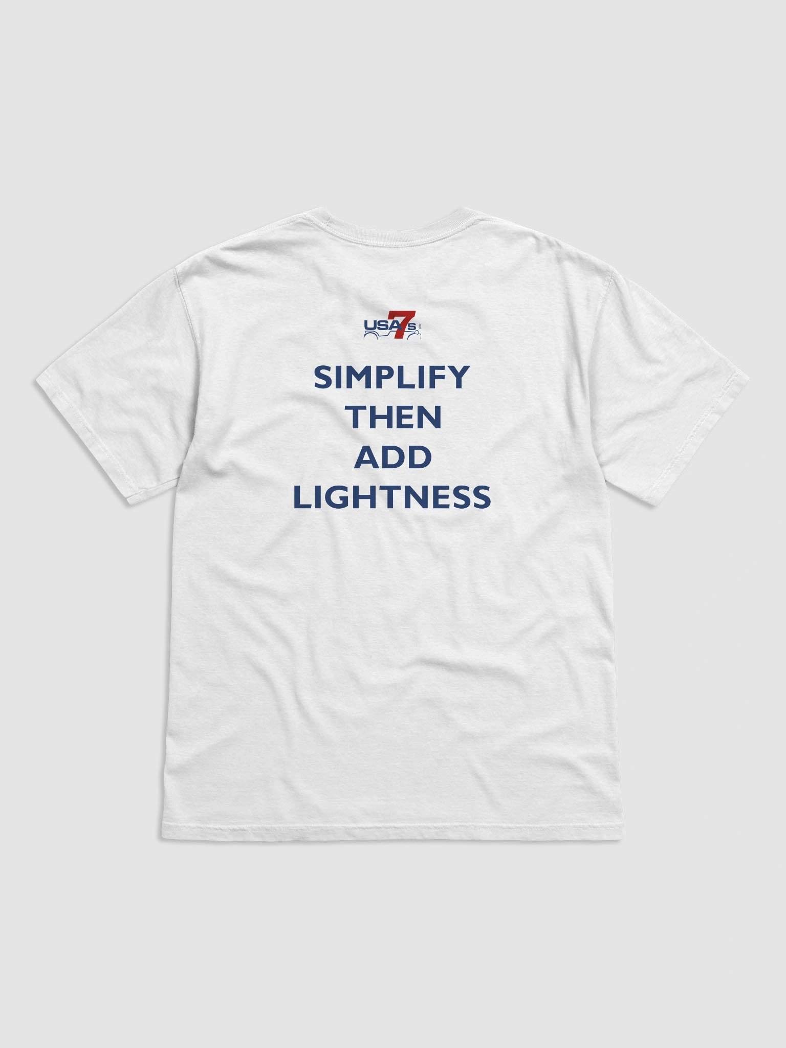 The Mantra T-shirt - Blue & Red Logo product image (6)