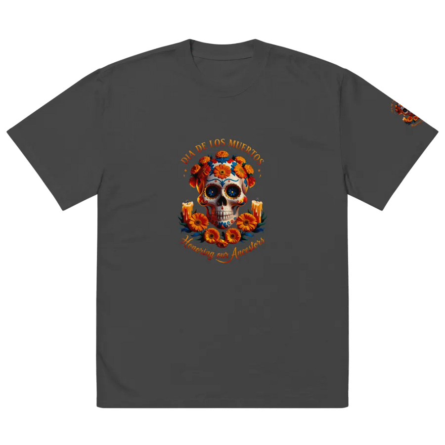 Día de los Muertos Skull Oversized Tee product image (3)