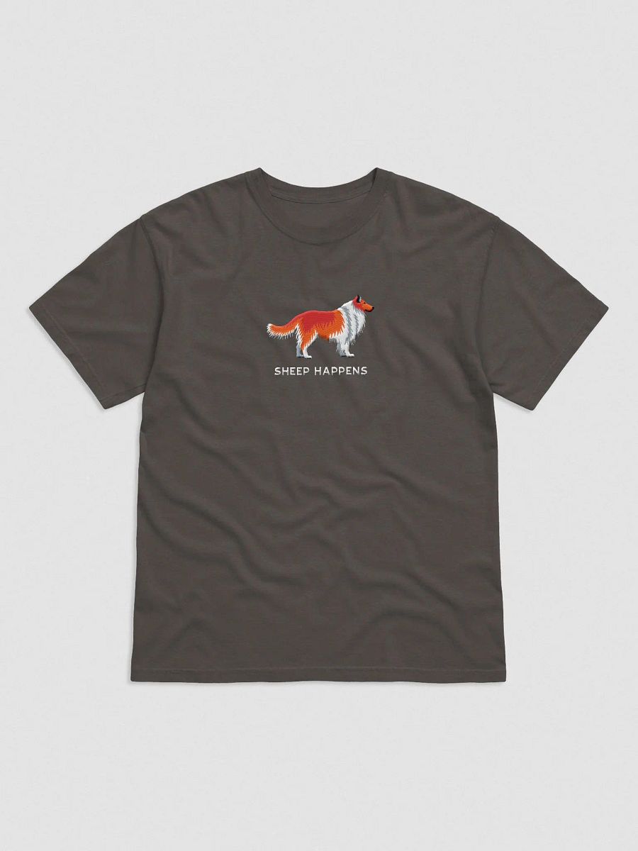 Sheep Happens T-Shirt(Embroidered) of a Shetland Sheepdog(Red) product image (4)