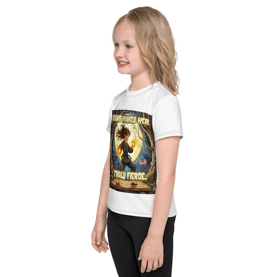Rising Makes Her Truly Fierce – Empowered Martial Arts Girl Design product image (3)