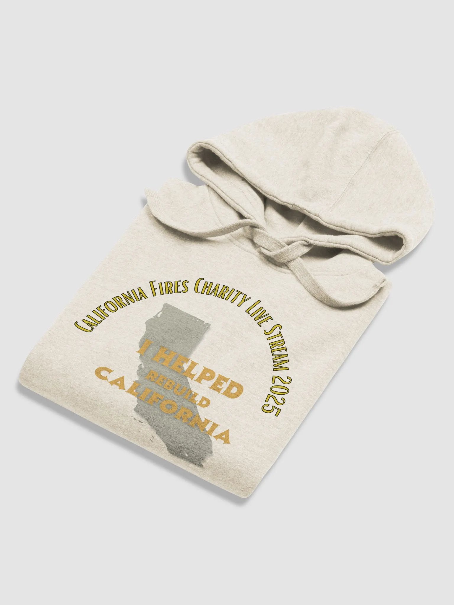 Chill Reaper Limited 2k25 Cali Fires Charity Pullover Hoodie - (Back Badge) product image (6)