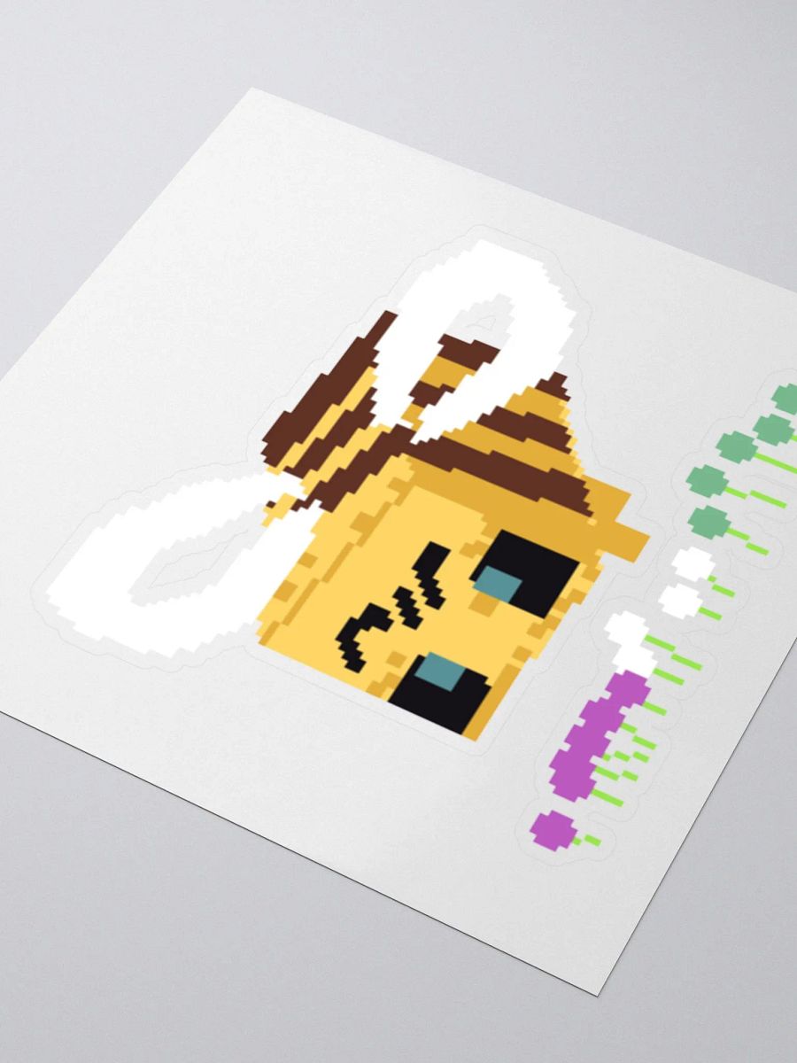 Minecraft bee sticker (gender queer) product image (3)