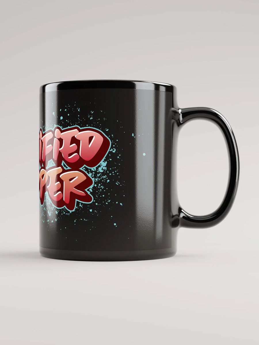 Certified Yapper Black Glossy Mug product image (1)