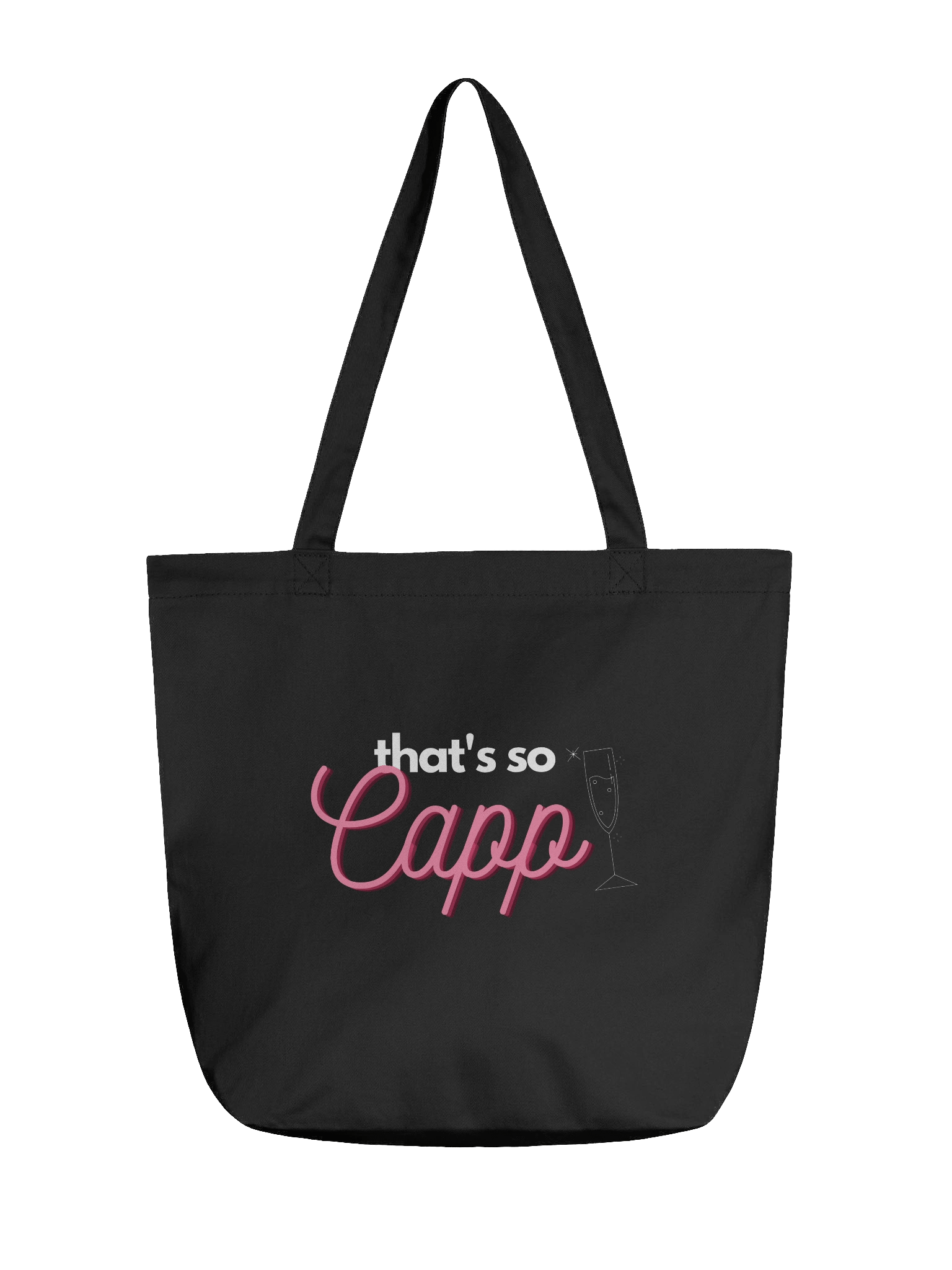 That's So Capp - Black Tote Bag product image (1)