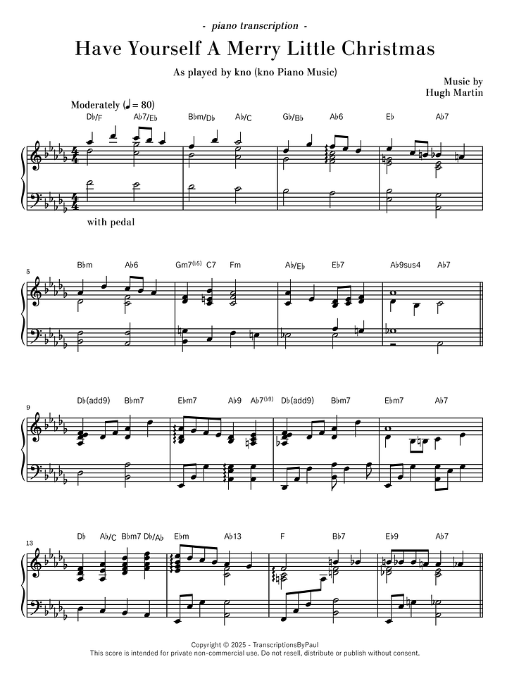 Have Yourself A Merry Little Christmas - kno product image (1)