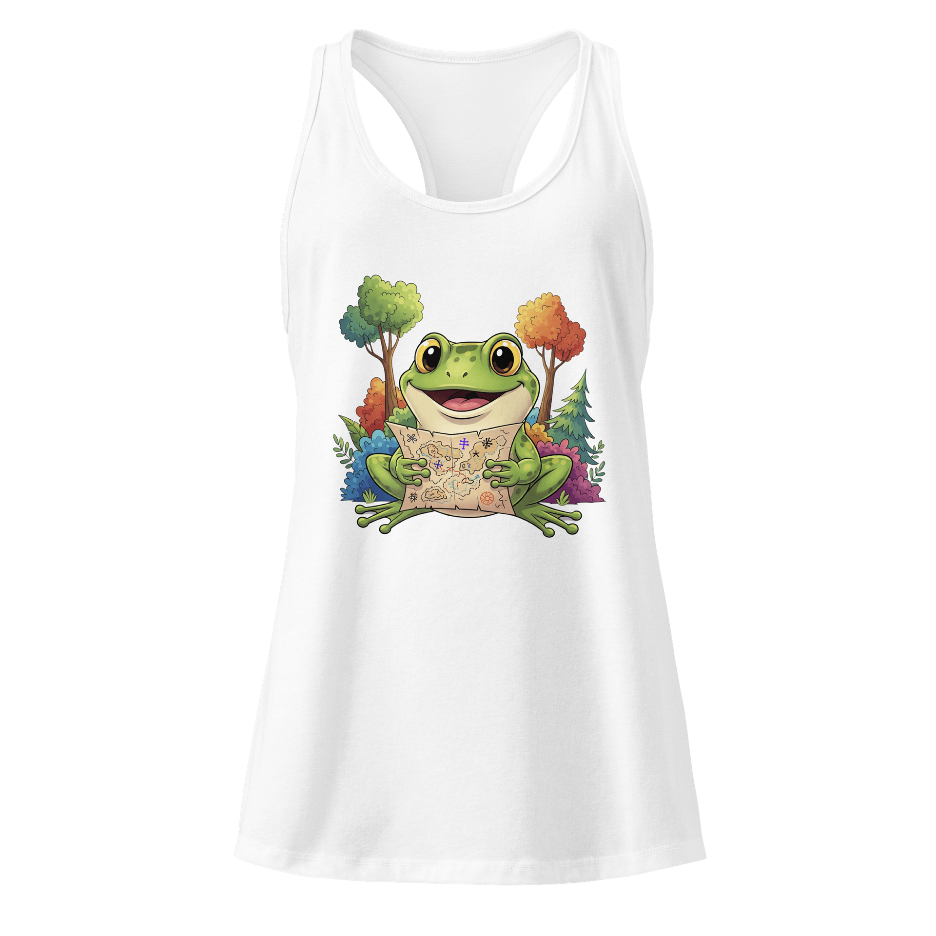 EQ White Racerback Tank product image (1)