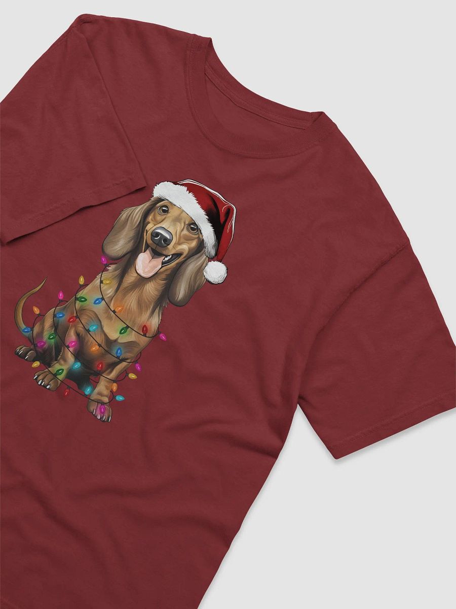 Funny Longhaired Dachshund Christmas T-Shirt for Wiener/Doxie Paw-rents product image (11)