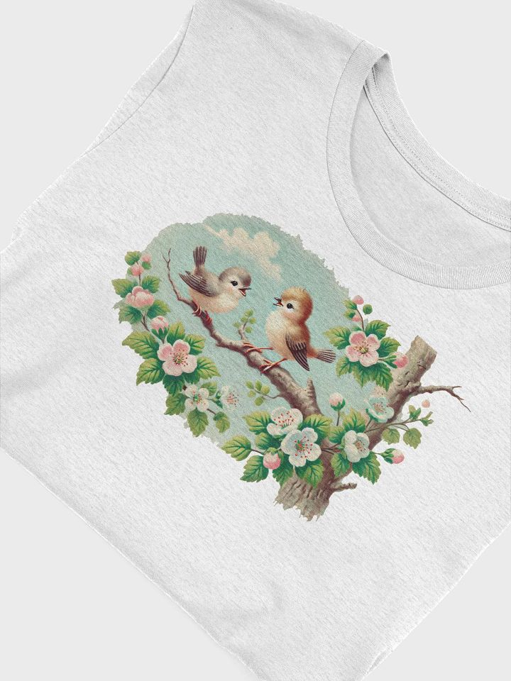 Whimsical Birds and Blooms Supersoft T-Shirt product image (1)