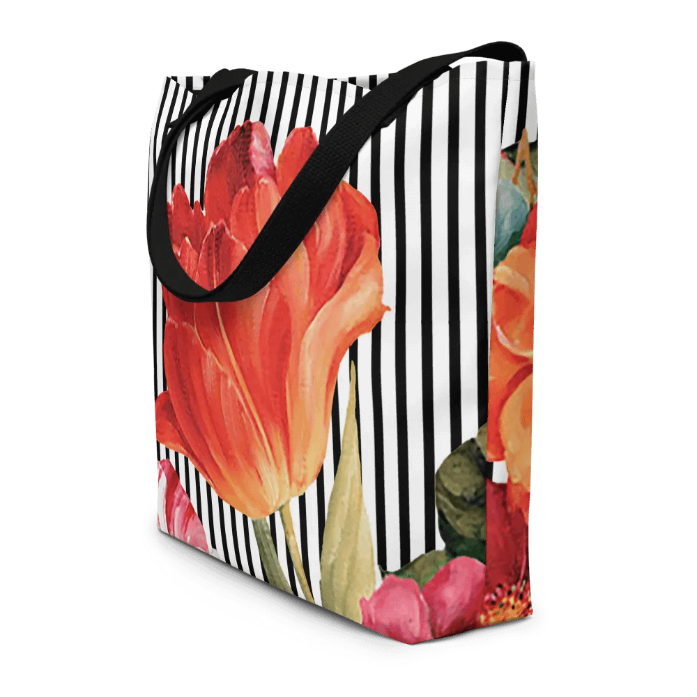 Floral Garden Delight All-Over Tote Bag product image (3)