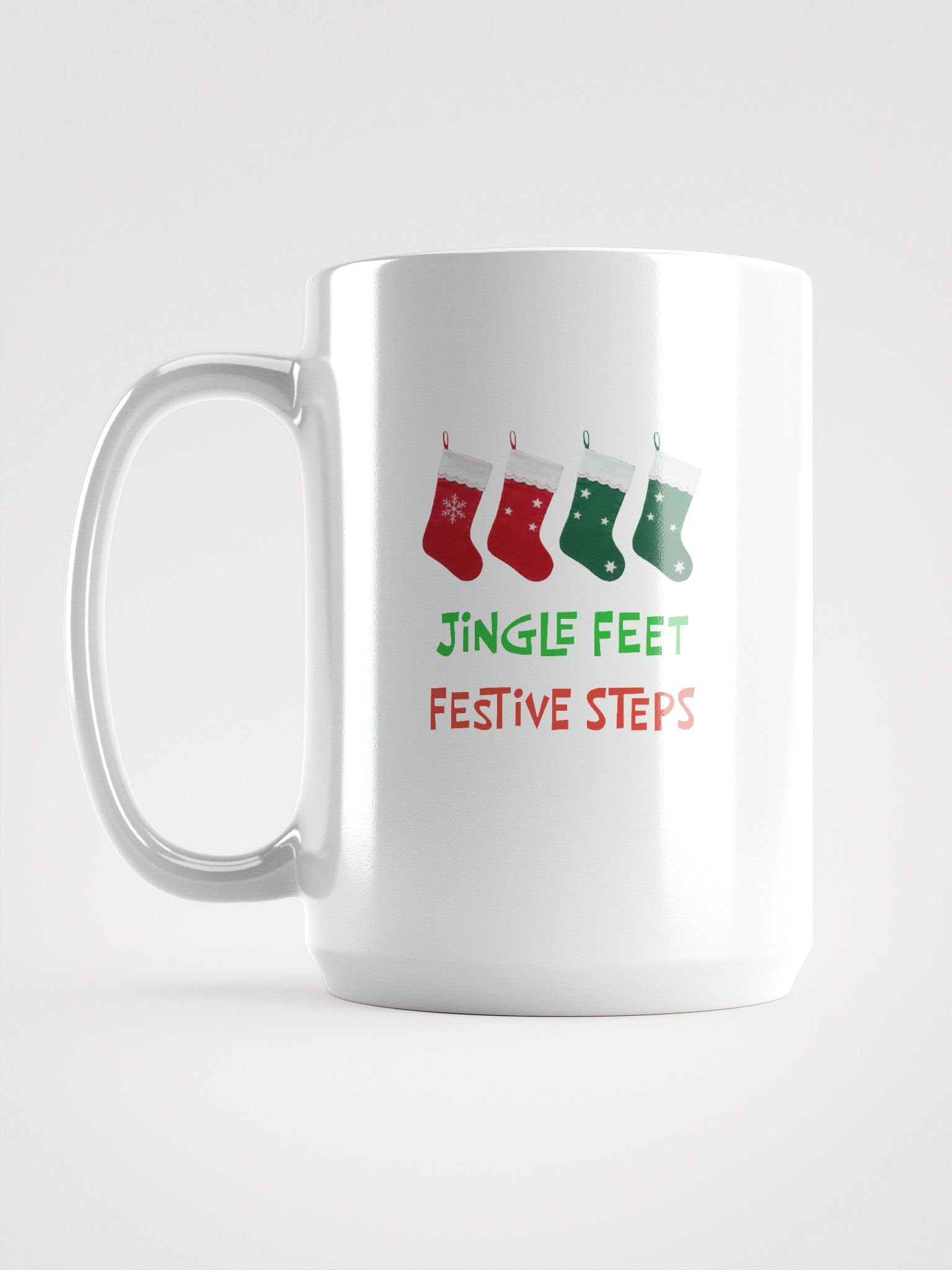Jingle Feet Festive Christmas Mug product image (1)