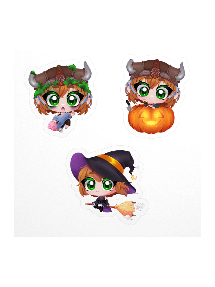 Halloweenie 2025 3-Sticker Set - Nunu Only product image (1)