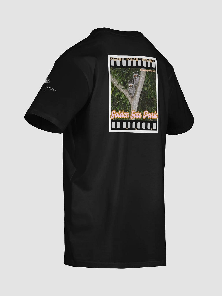 Golden Gate Park Raccoons T-Shirt Black product image (8)