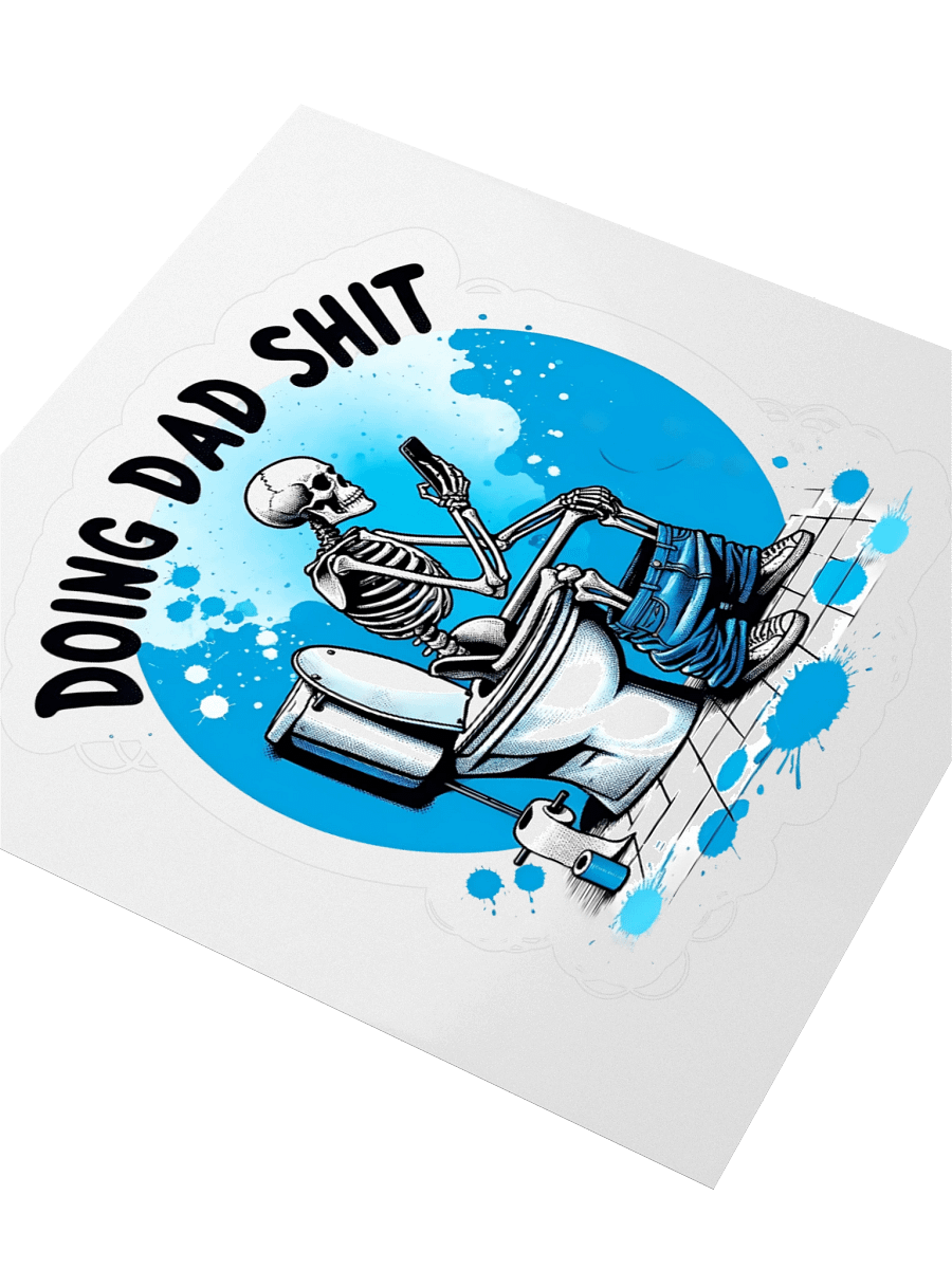 Dad Life Skeleton Decal product image (8)