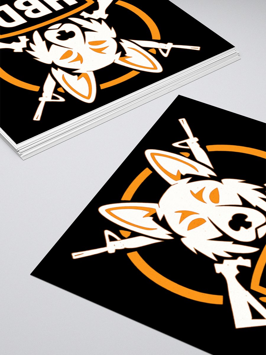 HBD Gaming Black Dog Head Decal product image (11)
