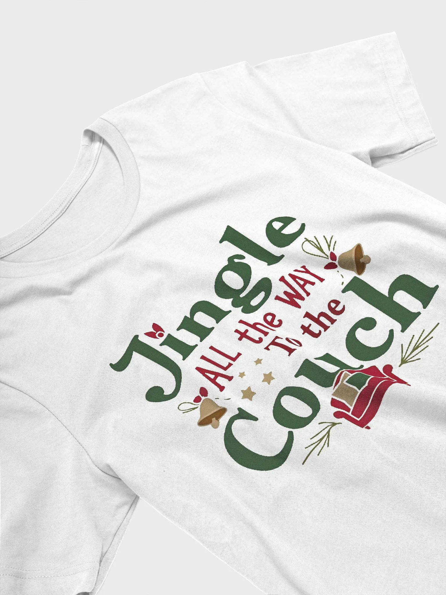 Festive 'Jingle All the Way' T-Shirt product image (2)