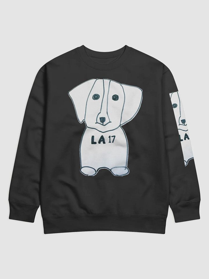 LA 17 Dog Outline Premium Sweatshirt product image (1)
