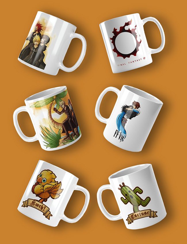 FF and KH mugs