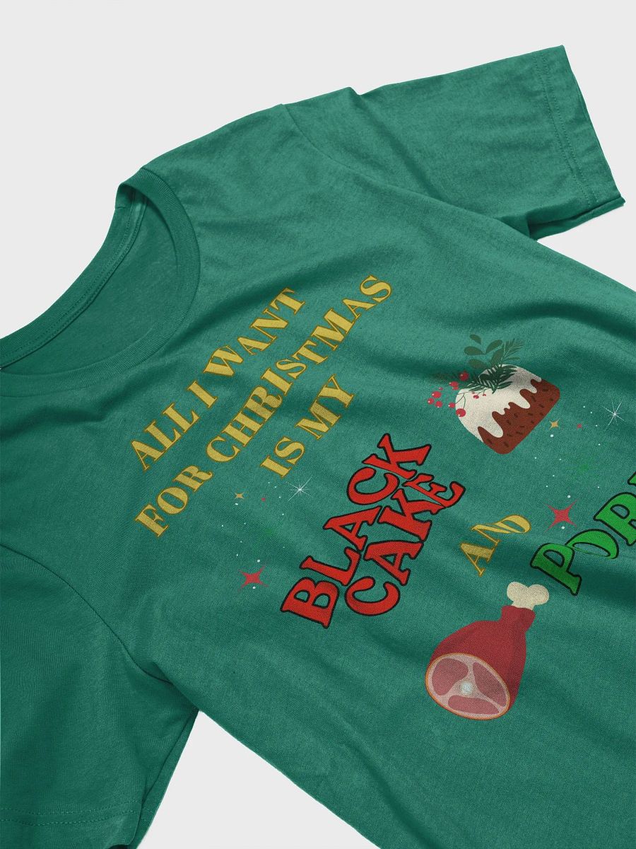 Festive Black Cake and Pork T-Shirt product image (54)