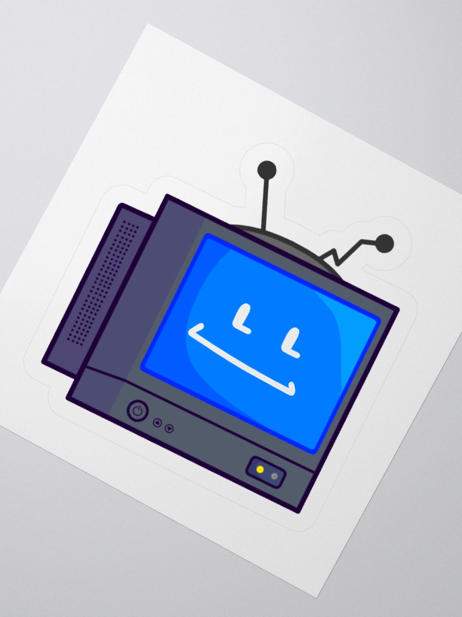 Happy TV Kiss-Cut Sticker product image (2)