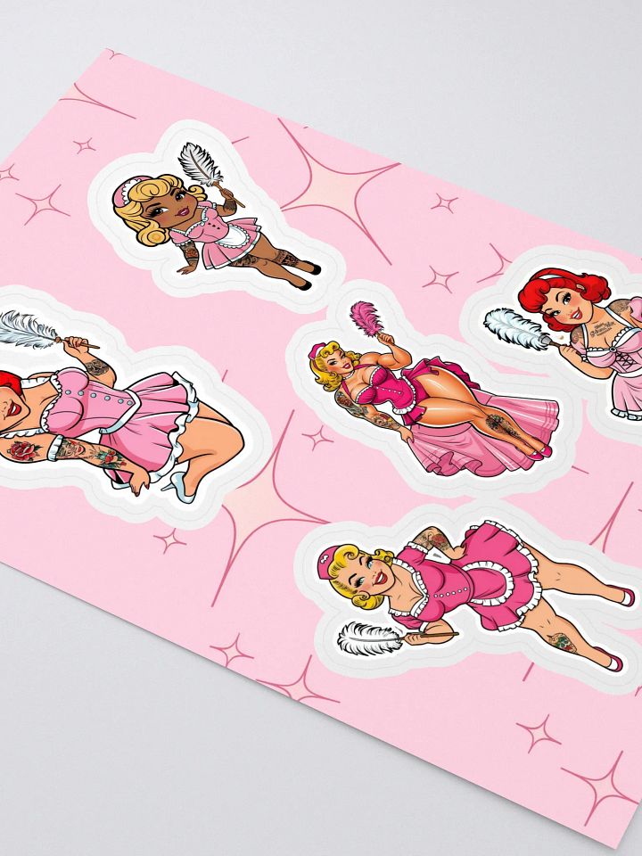 Maid Pin-Up Sticker Extravaganza product image (2)