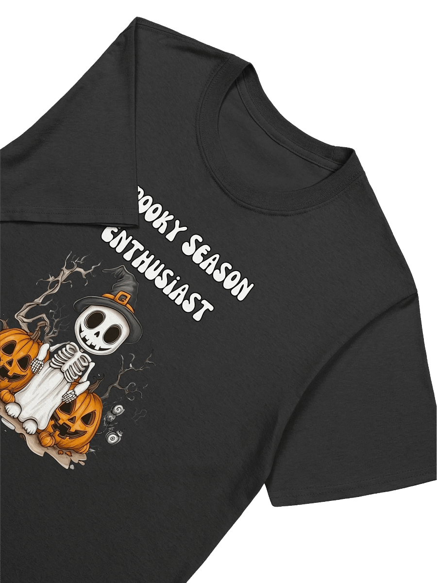 Spooky Cute Halloween Skeletons and Pumpkins Unisex T-Shirt product image (3)