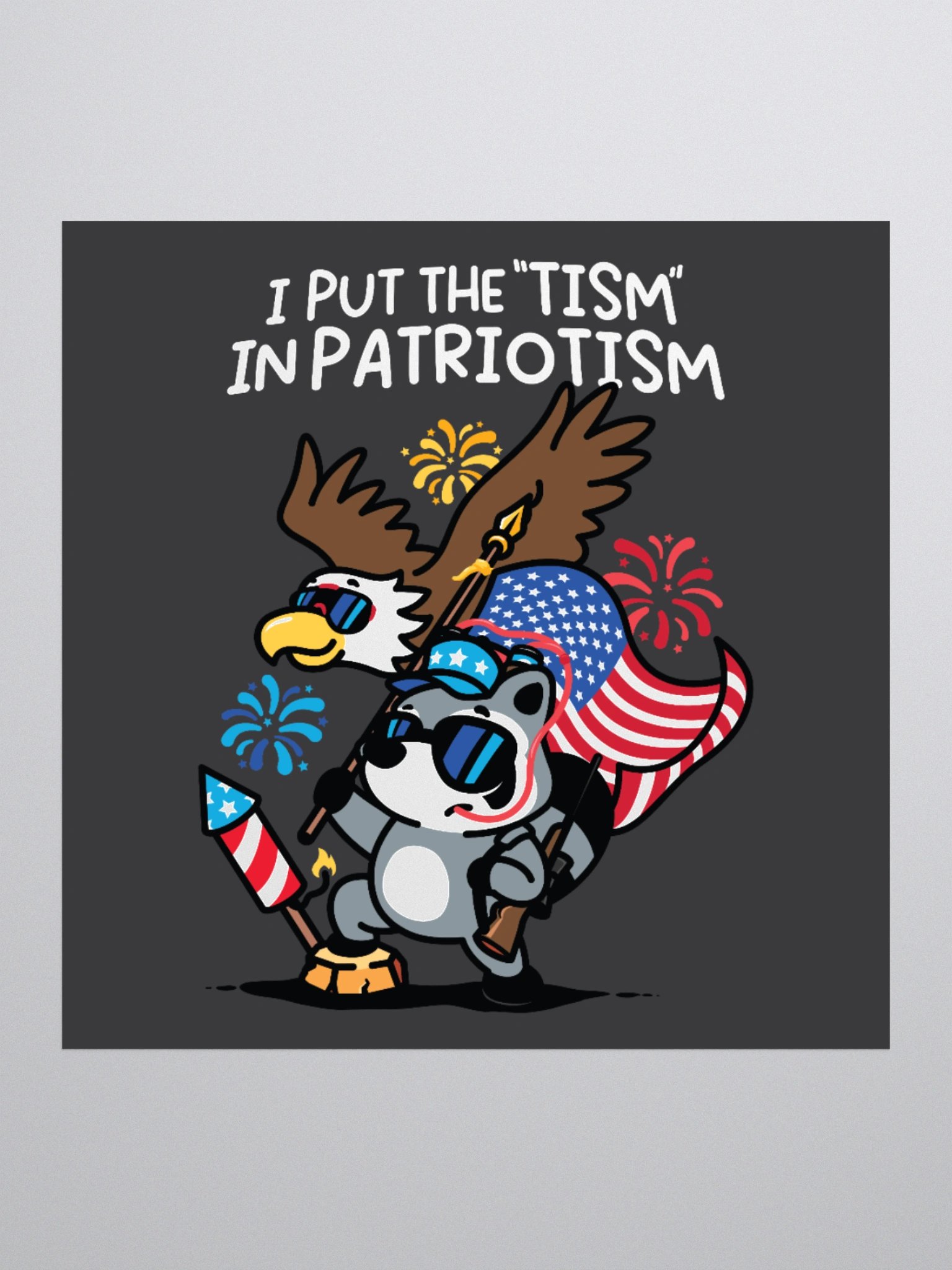 'Tism in Patriotism Sticker product image (2)
