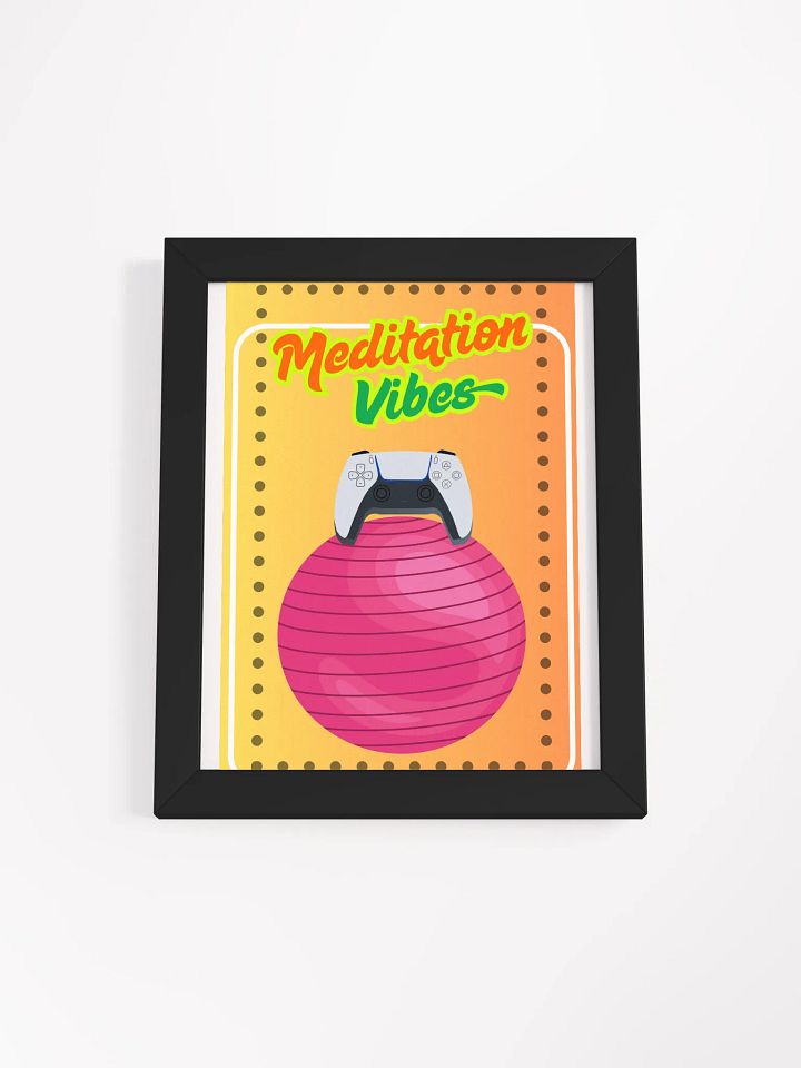 Zen Gamer Framed Matte Poster product image (8)