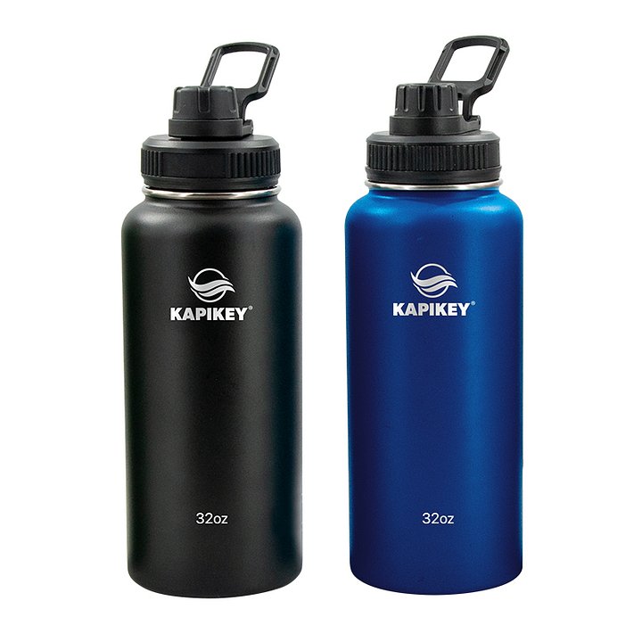 KAPIKEY 32 Oz Stainless Steel Water Bottle (Set of 2) Large Mouth product image (1)