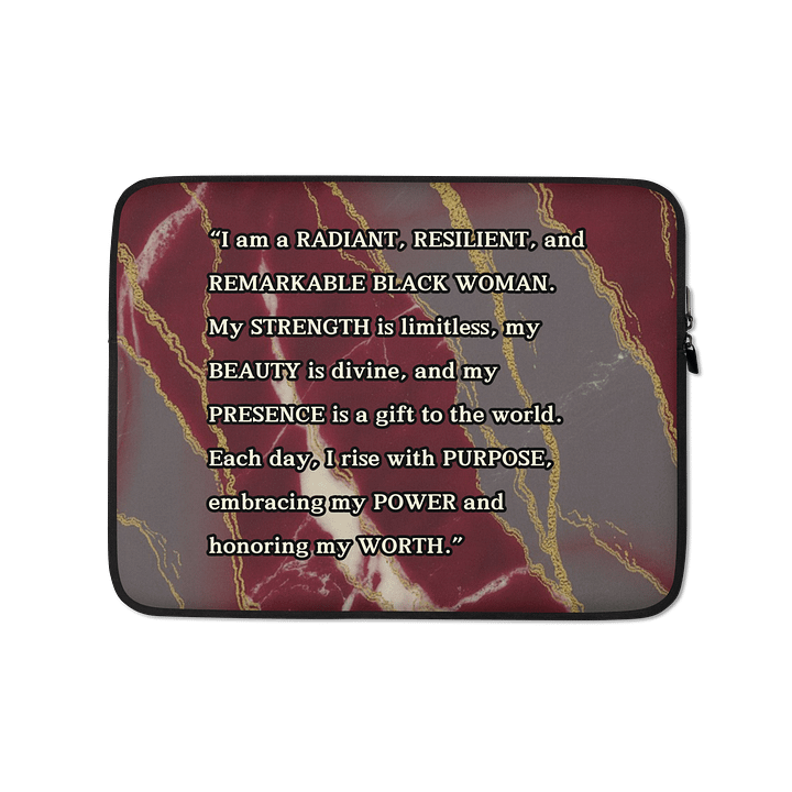 Radiant, Resilient, Remarkable Laptop Sleeve product image (1)