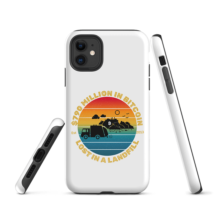 Bitcoin Trash Landfill Tough iPhone® Case product image (1)