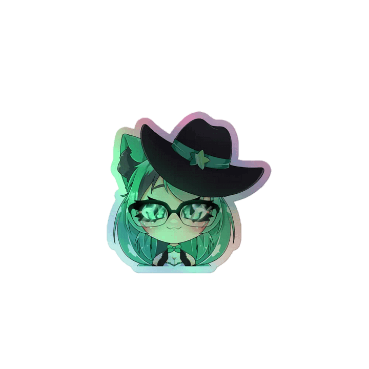 Mintzey Moon Half Chibi (Cowgirl) Holo Sticker product image (1)