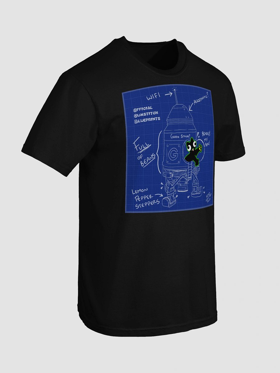 Tshirt - DerpCat II Rocket Blueprint product image (7)