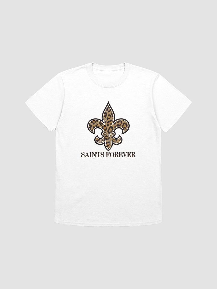 Leopard Fleur-de-lis Saints Forever T-Shirt product image (4)