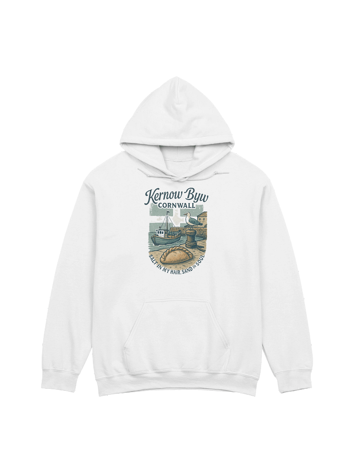 ;Kernow Byw: Salt in My Hair, Sand in My Soul - Classic Hoodie product image (2)