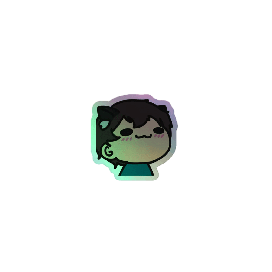 MasoSmug Holographic Sticker product image (1)