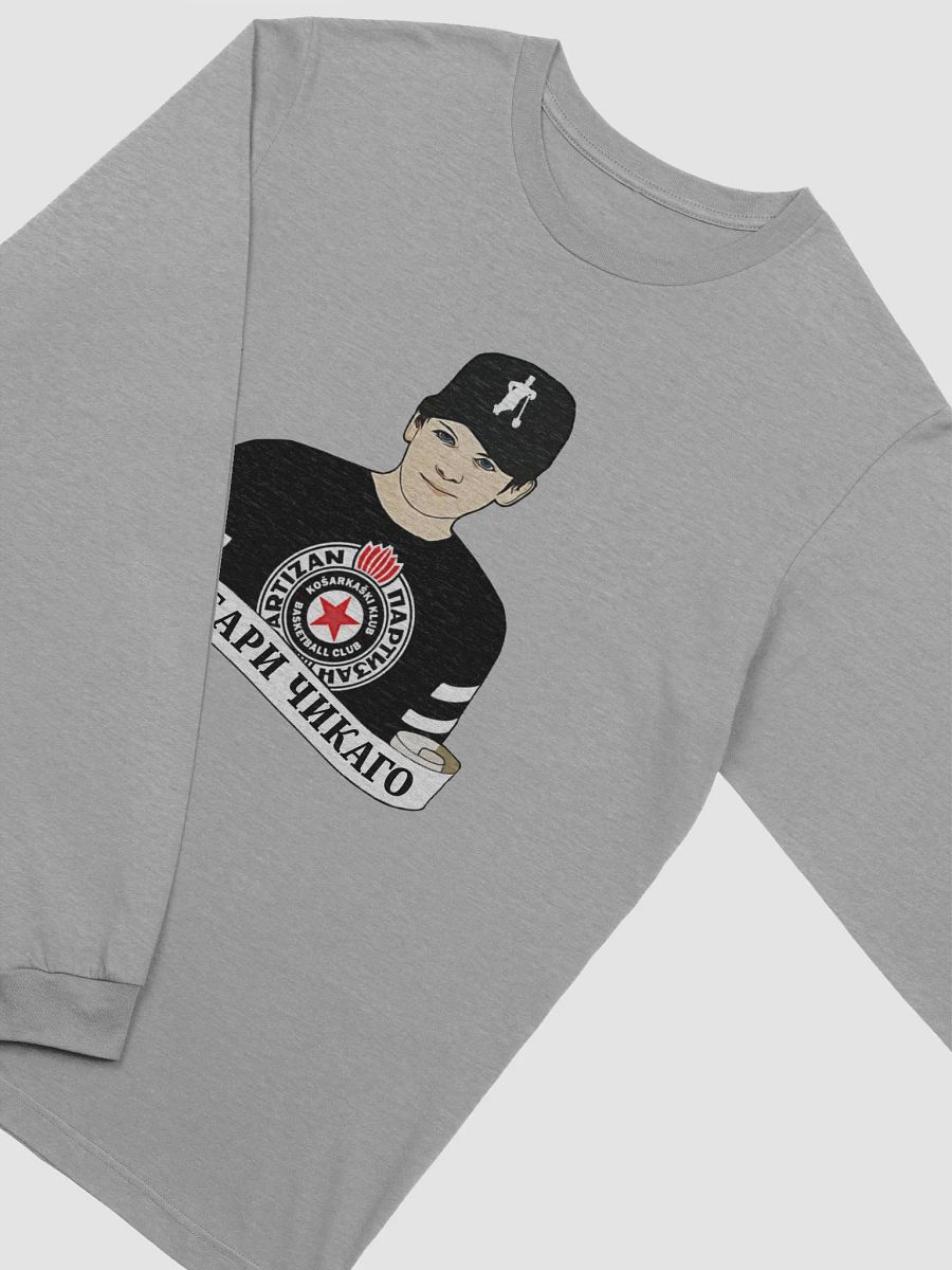 Grobari Čikago KK Partizan Bella+Canvas Supersoft Long Sleeve T-Shirt product image (3)