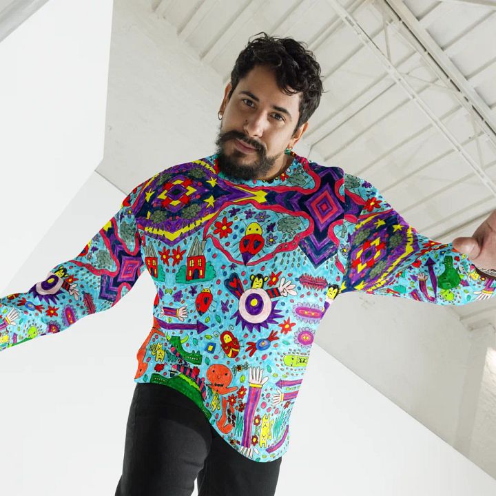 Abstract Doodle Characters Unisex Sweatshirt product image (2)