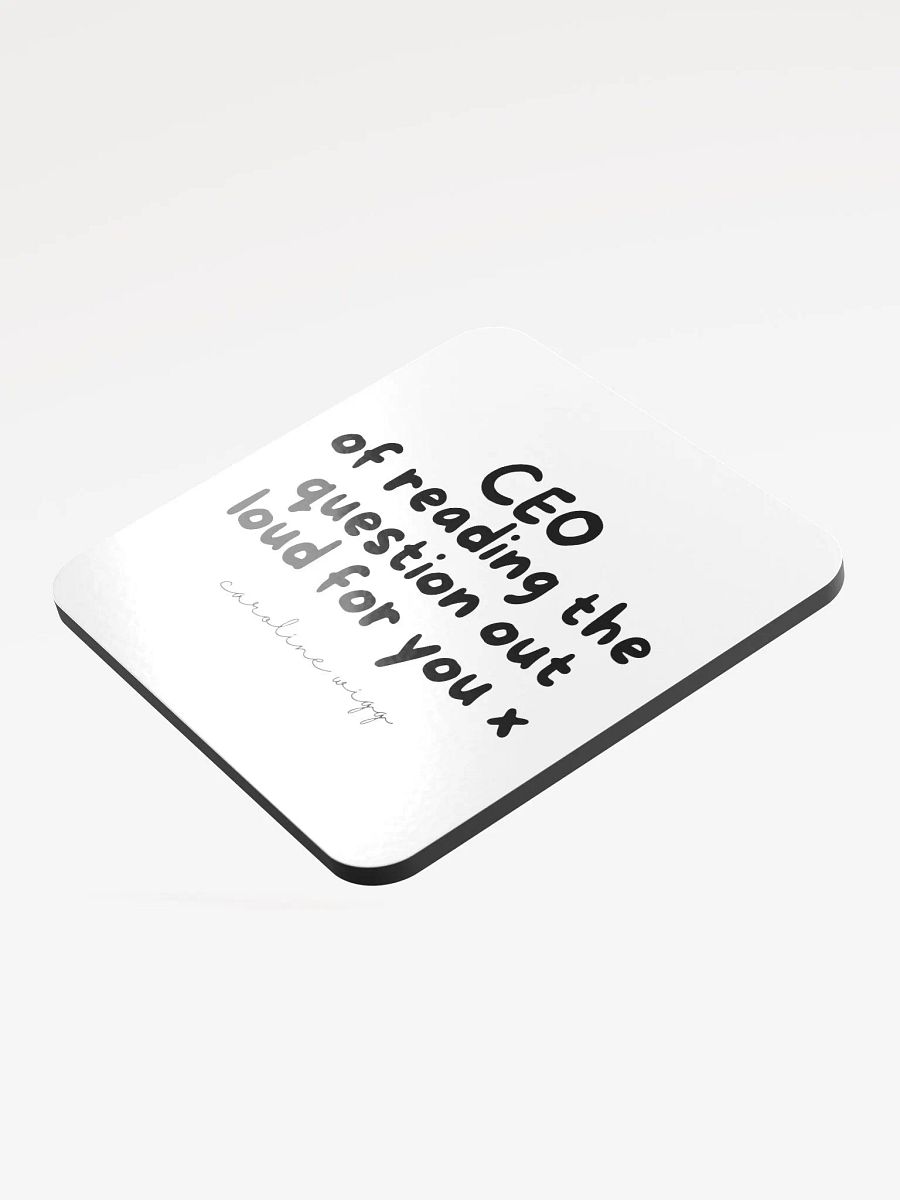 Reading The Question Aloud Coaster product image (3)
