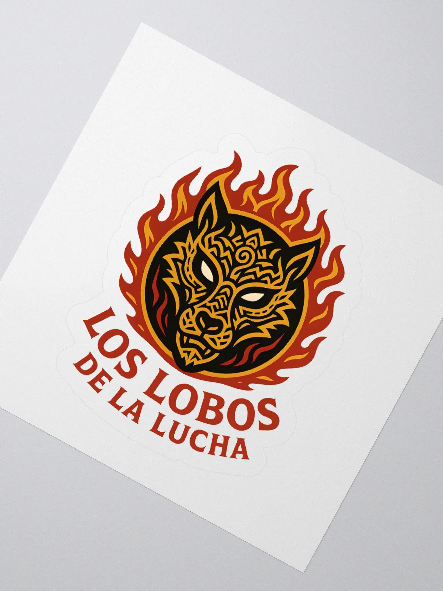 Los Lobos de la Lucha: Fire in the Pack Sticker product image (4)