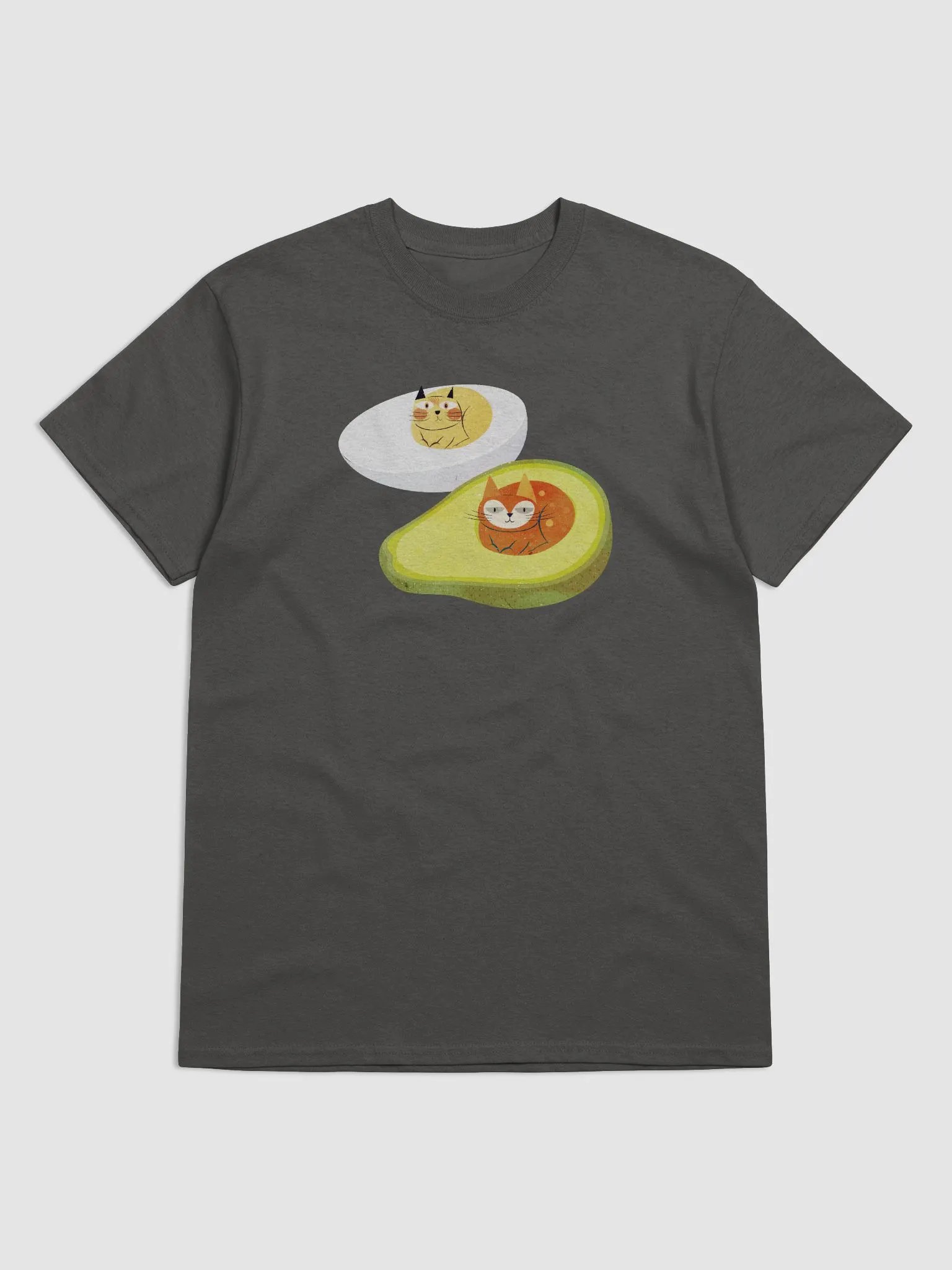 Avocado & Egg Heavyweight Unisex T-Shirt product image (1)