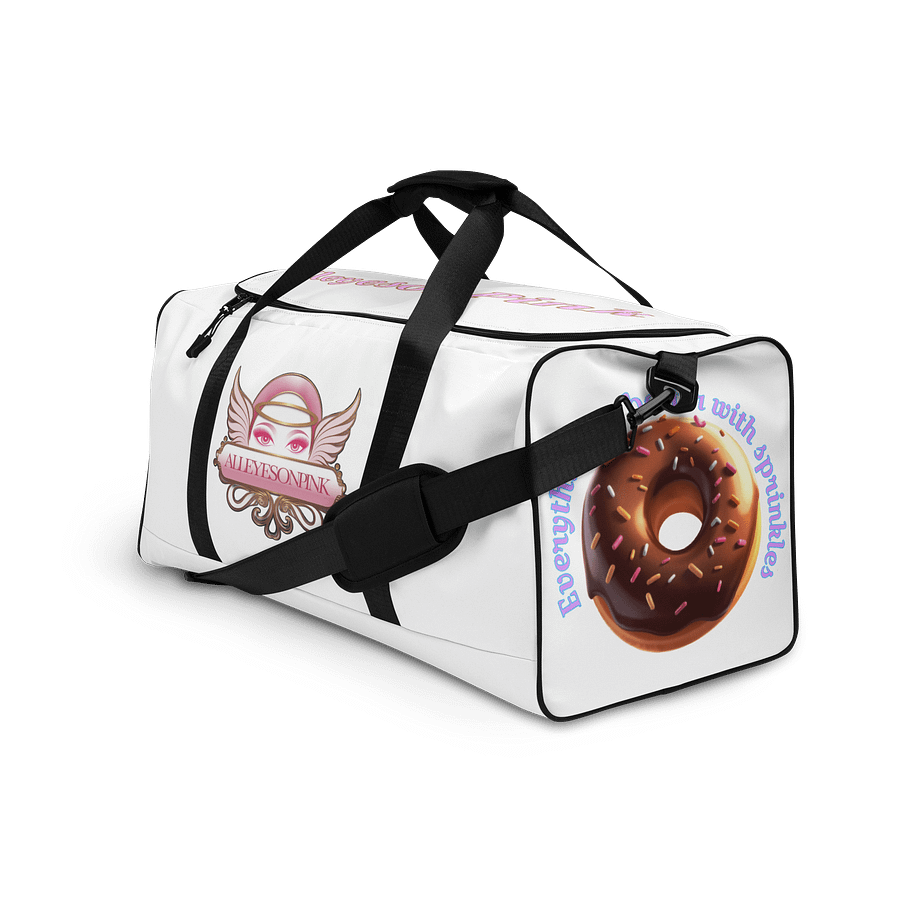 All Eyes on Pink Custom Duffle Bag product image (3)