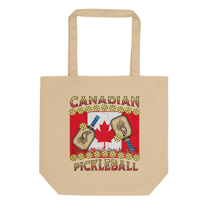 Canadian Flag Pickleball Eco Tote product image (1)
