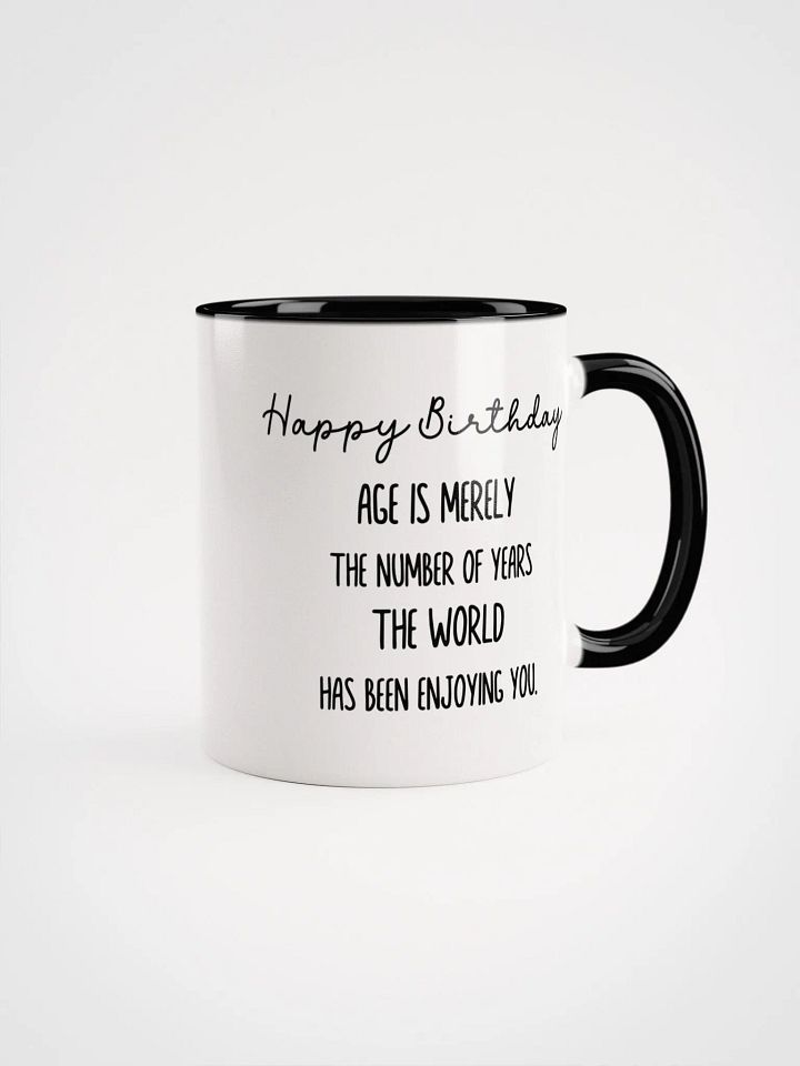 Two Tone Birth Flower Mug JUNE – Personalized Gift product image (2)