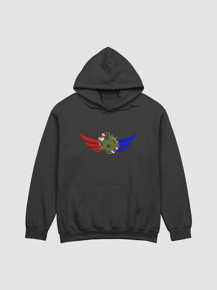 PASS Time Unisex Hoodie (Red/Blue Version) product image (9)