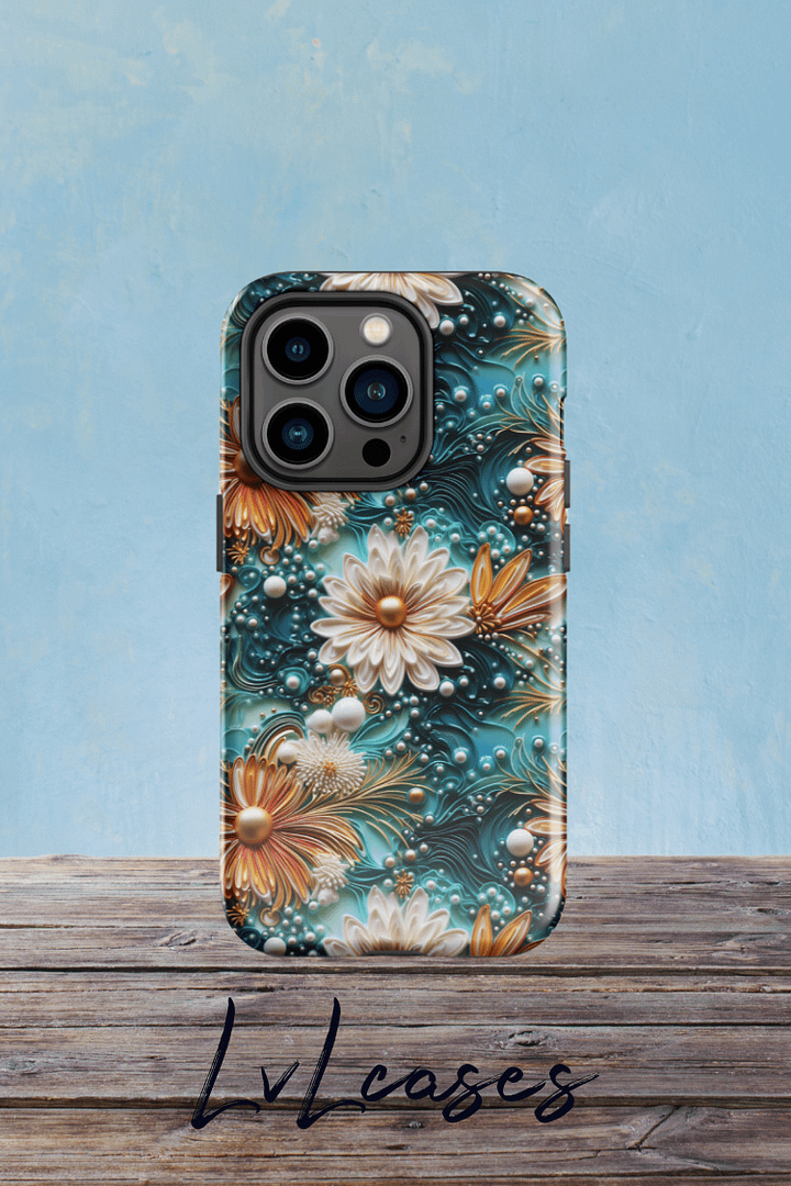 3D Floral Fantasy Tough iPhone Case product image (2)