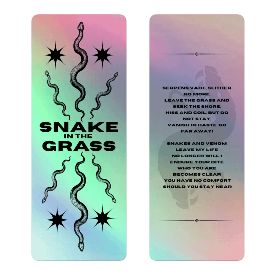 "Snake in the Grass" Candle Sticker product image (6)
